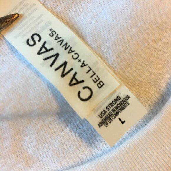 Halloween Tee Shirt HP Wizard Heart Large White Bella Canvas - Picture 7 of 8